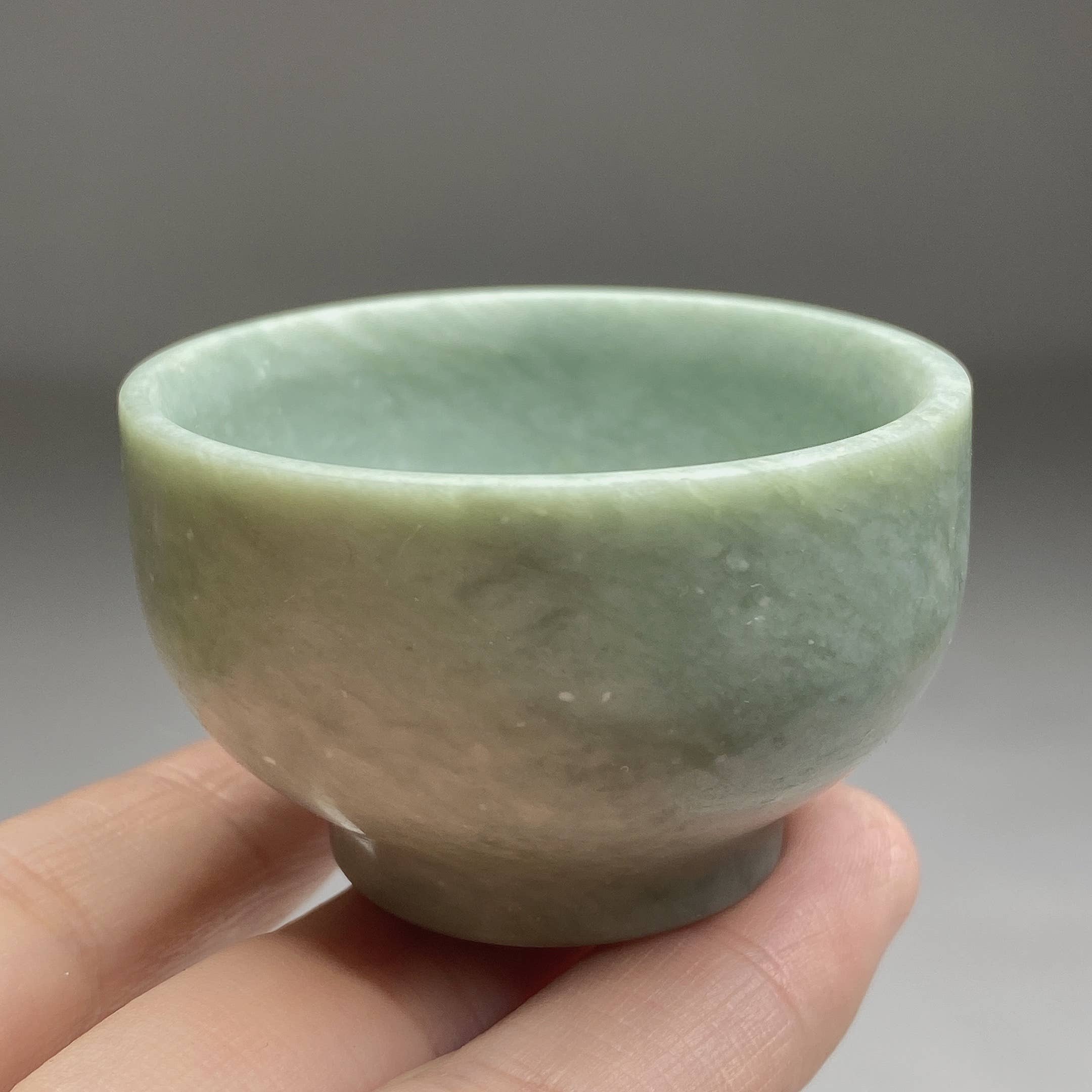 Grüne Jade Schale 5 cm