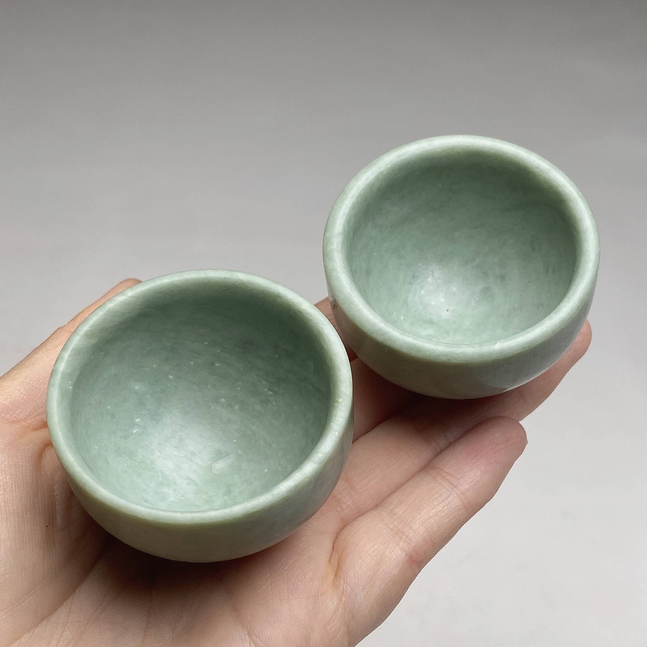 Grüne Jade Schale 5 cm