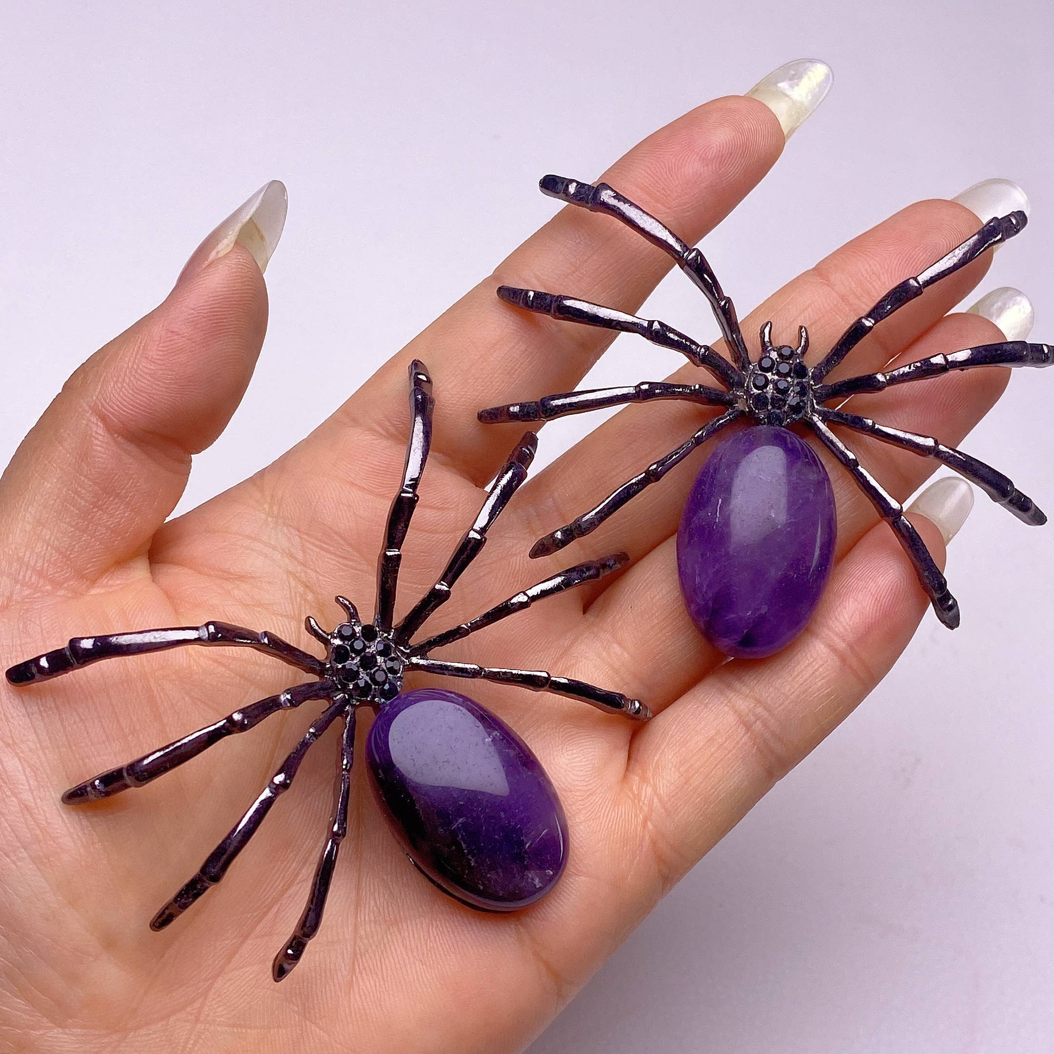 Amethyst-Spinne