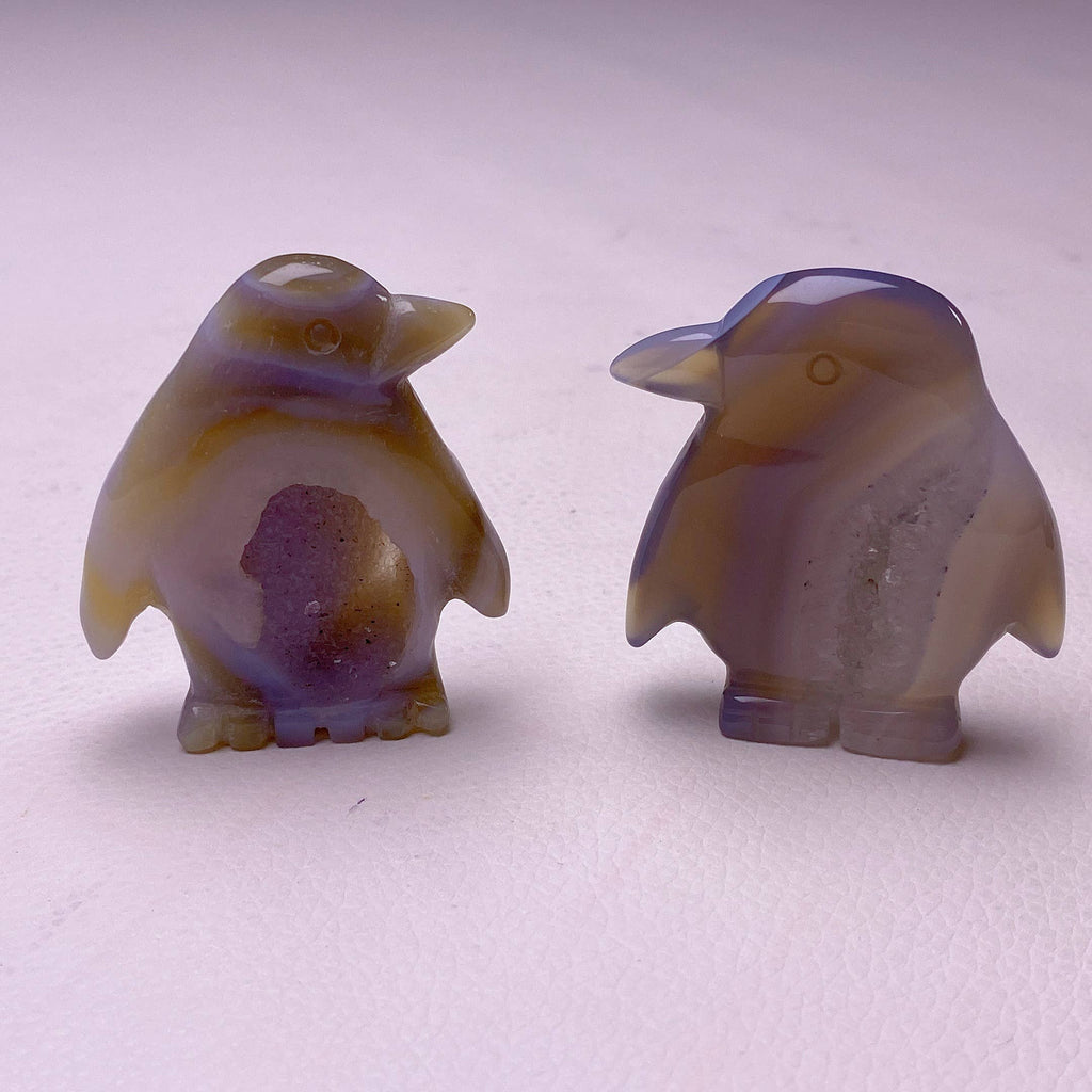 Achat Pinguin-Schnitzerei 52 mm