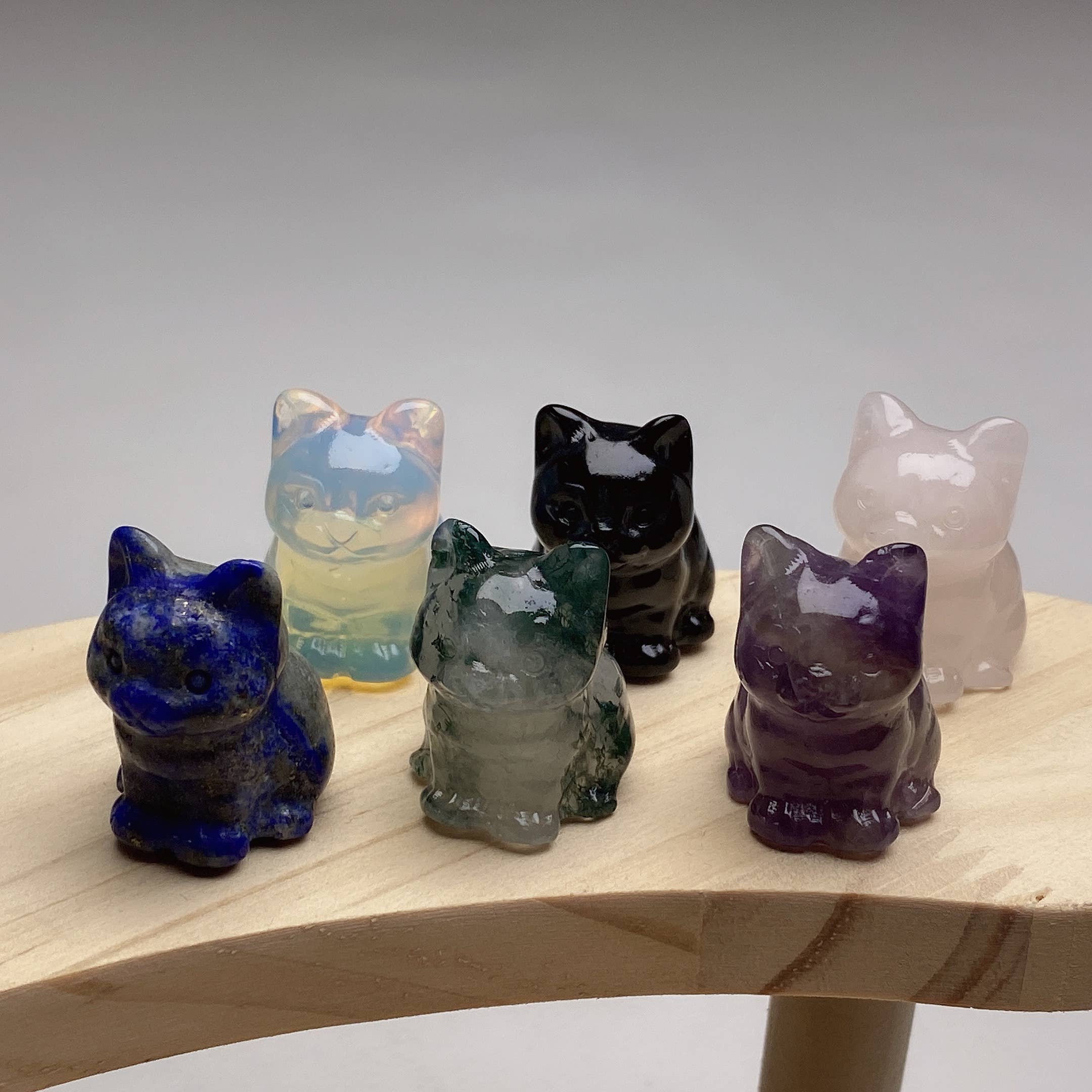 Katze-Schnitzerei 28 mm