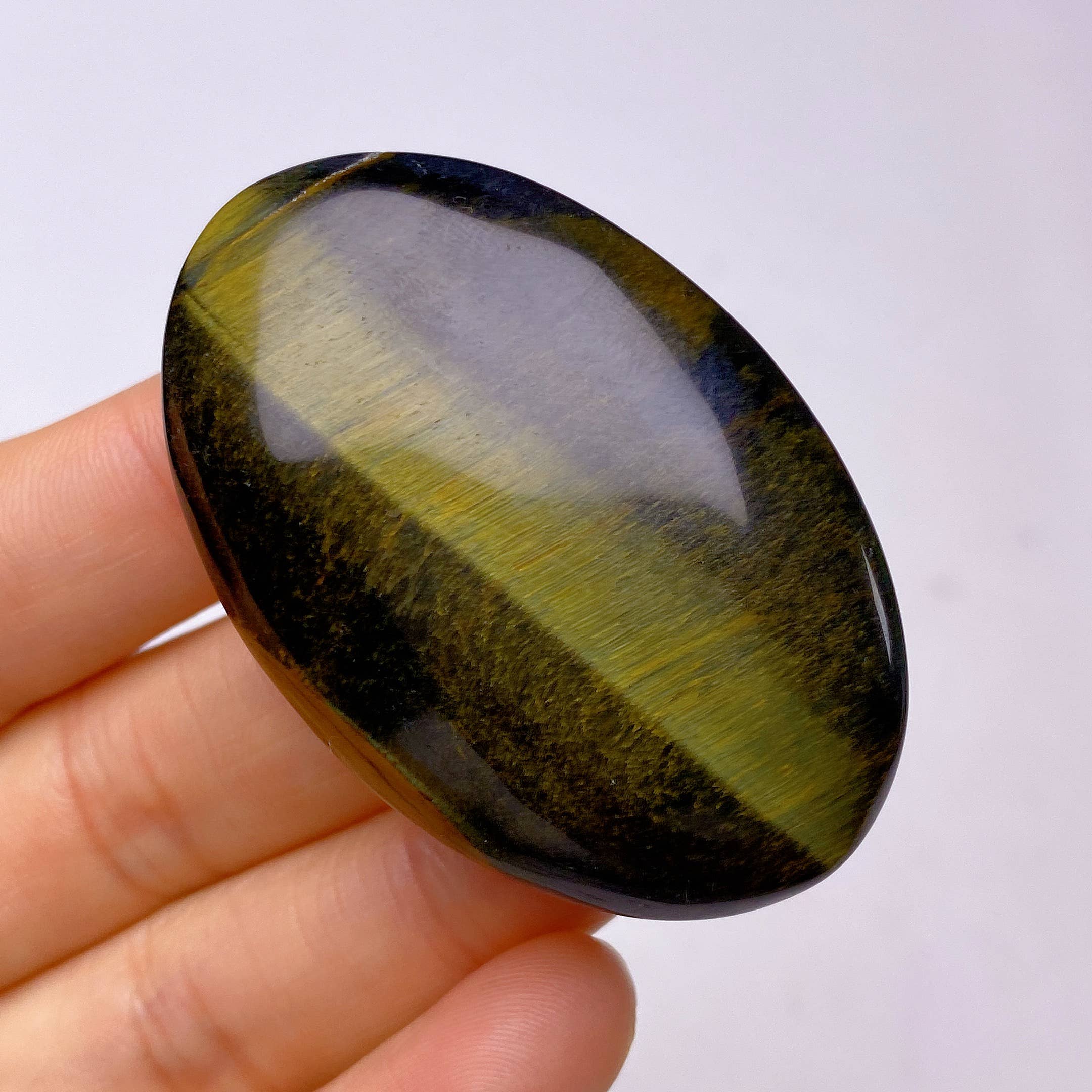 Blauer Tigerauge Handstein