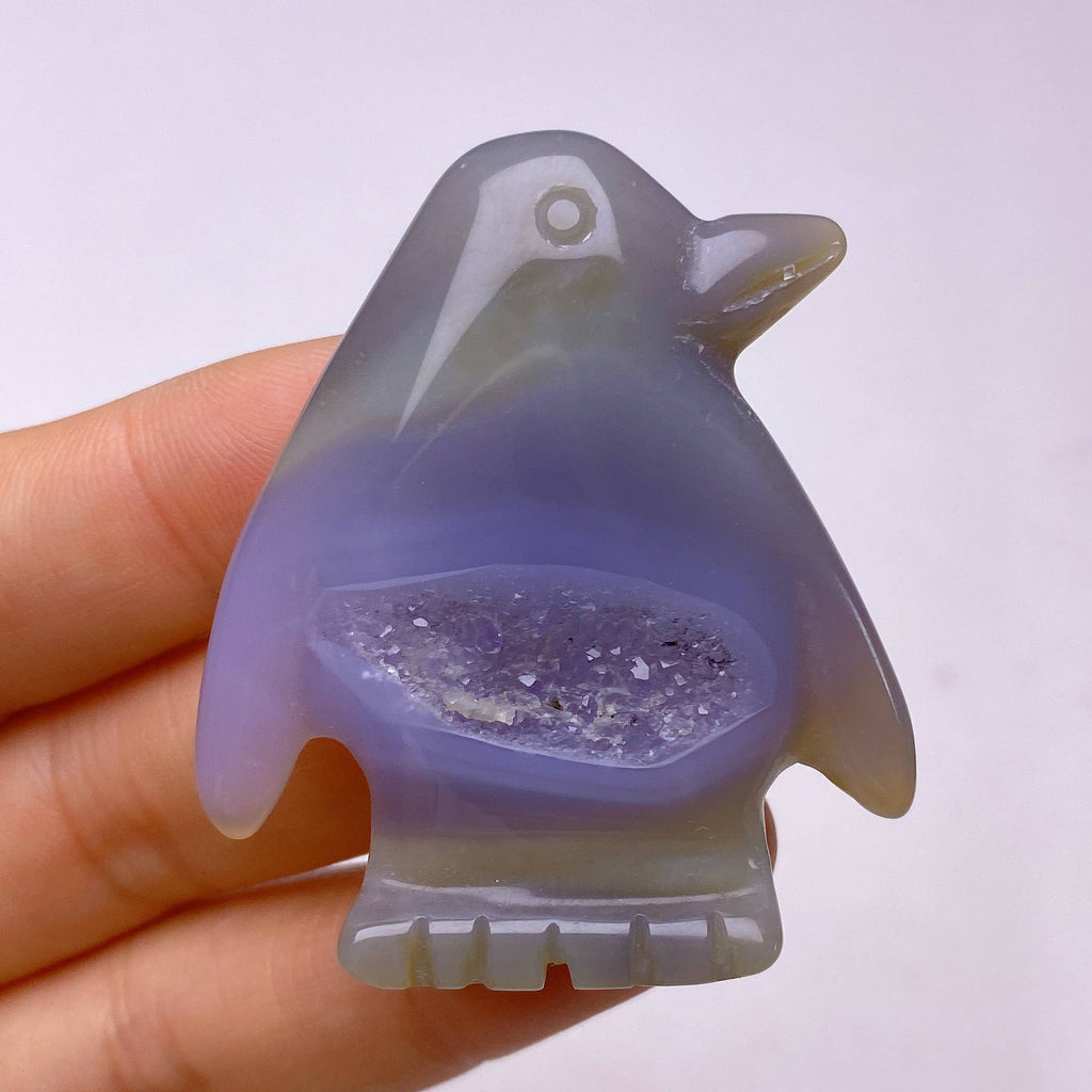 Achat Pinguin-Schnitzerei 52 mm