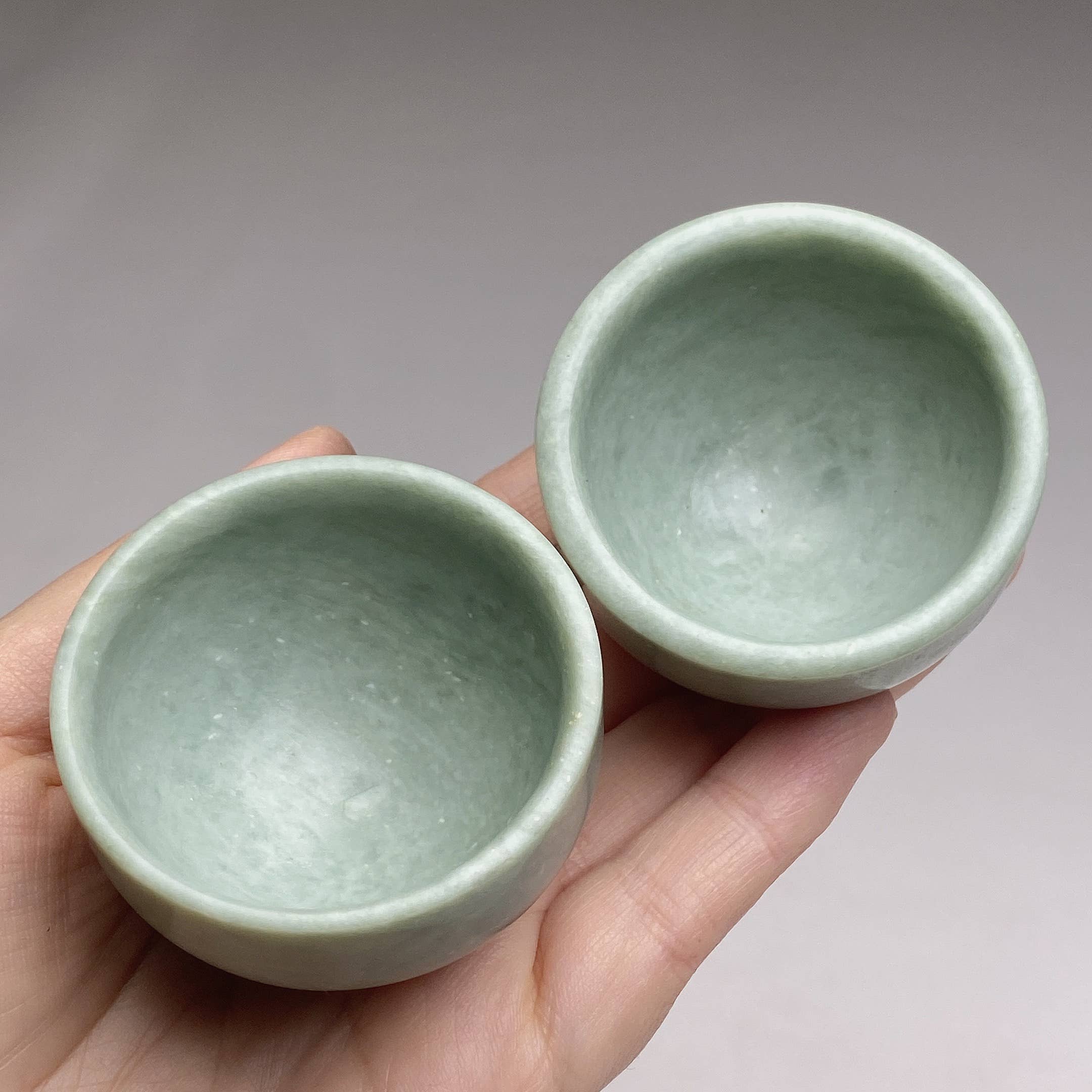 Grüne Jade Schale 5 cm