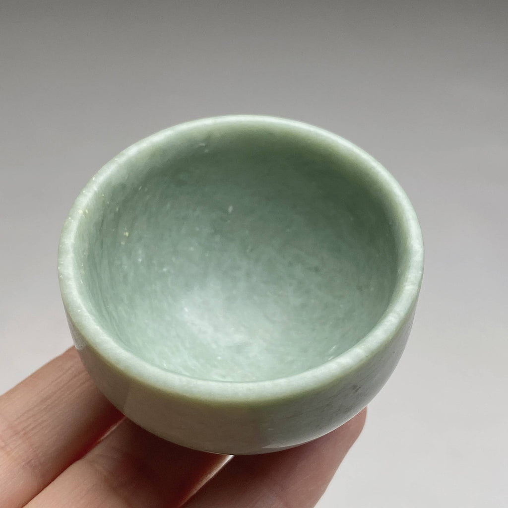 Grüne Jade Schale 5 cm