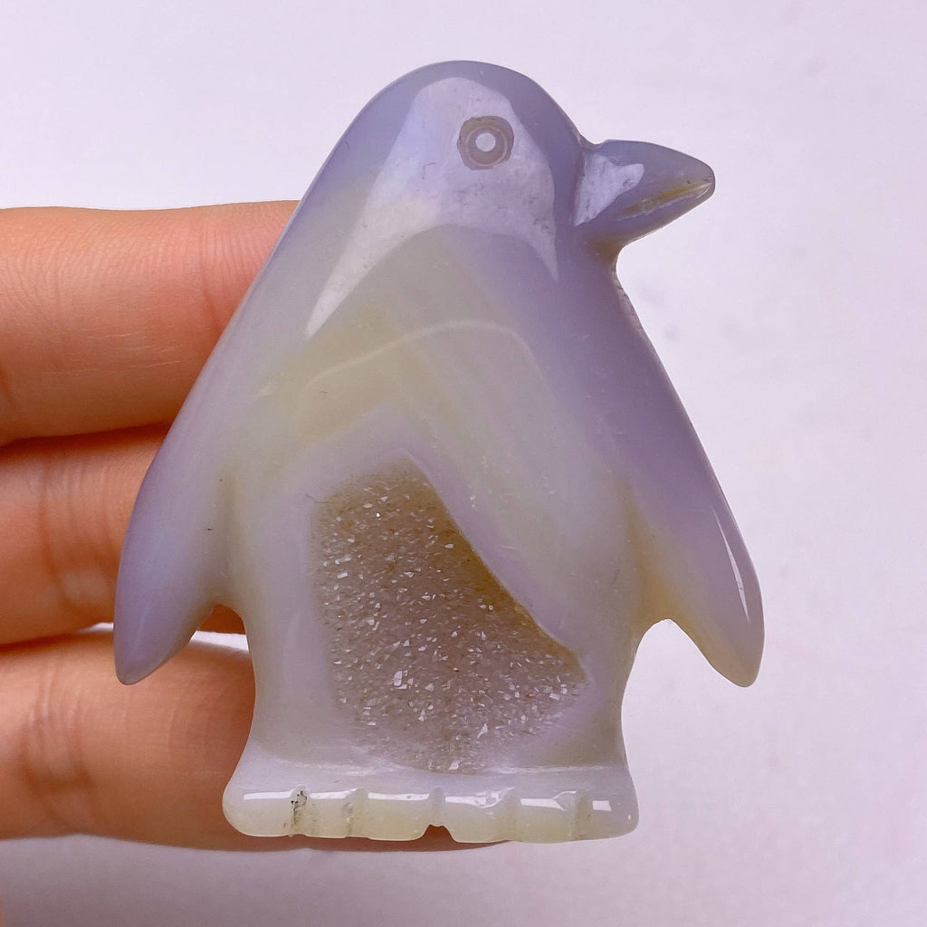 Achat Pinguin-Schnitzerei 52 mm