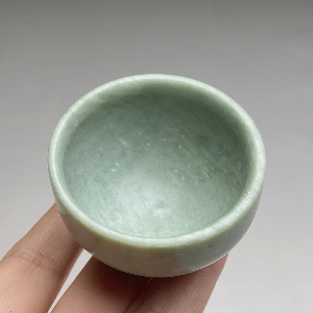 Grüne Jade Schale 5 cm