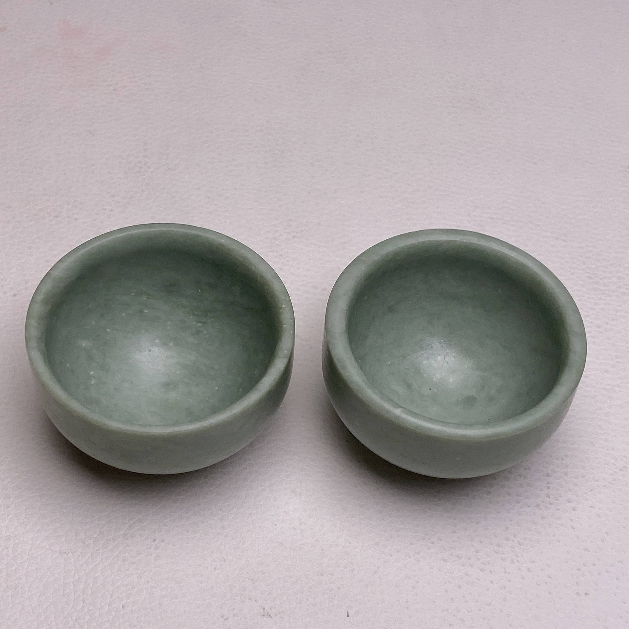 Grüne Jade Schale 5 cm