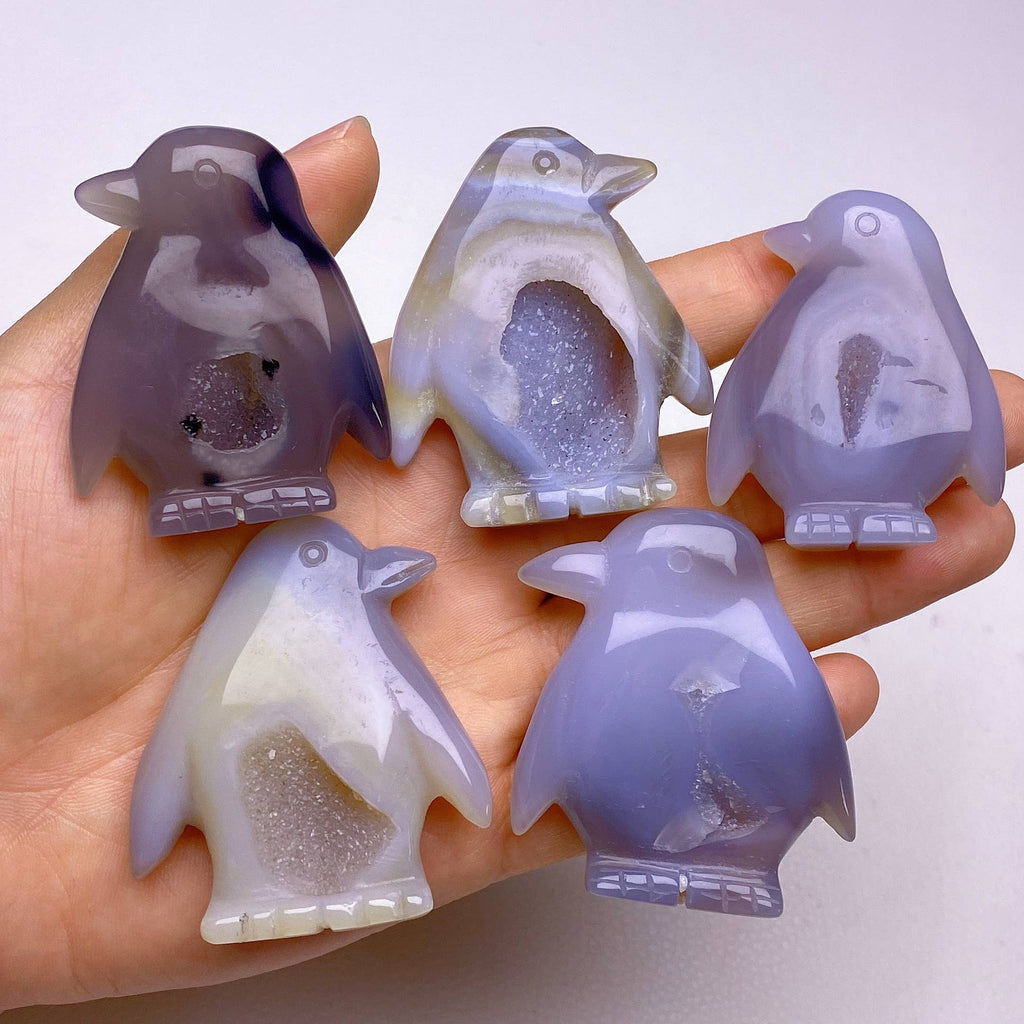 Achat Pinguin-Schnitzerei 52 mm