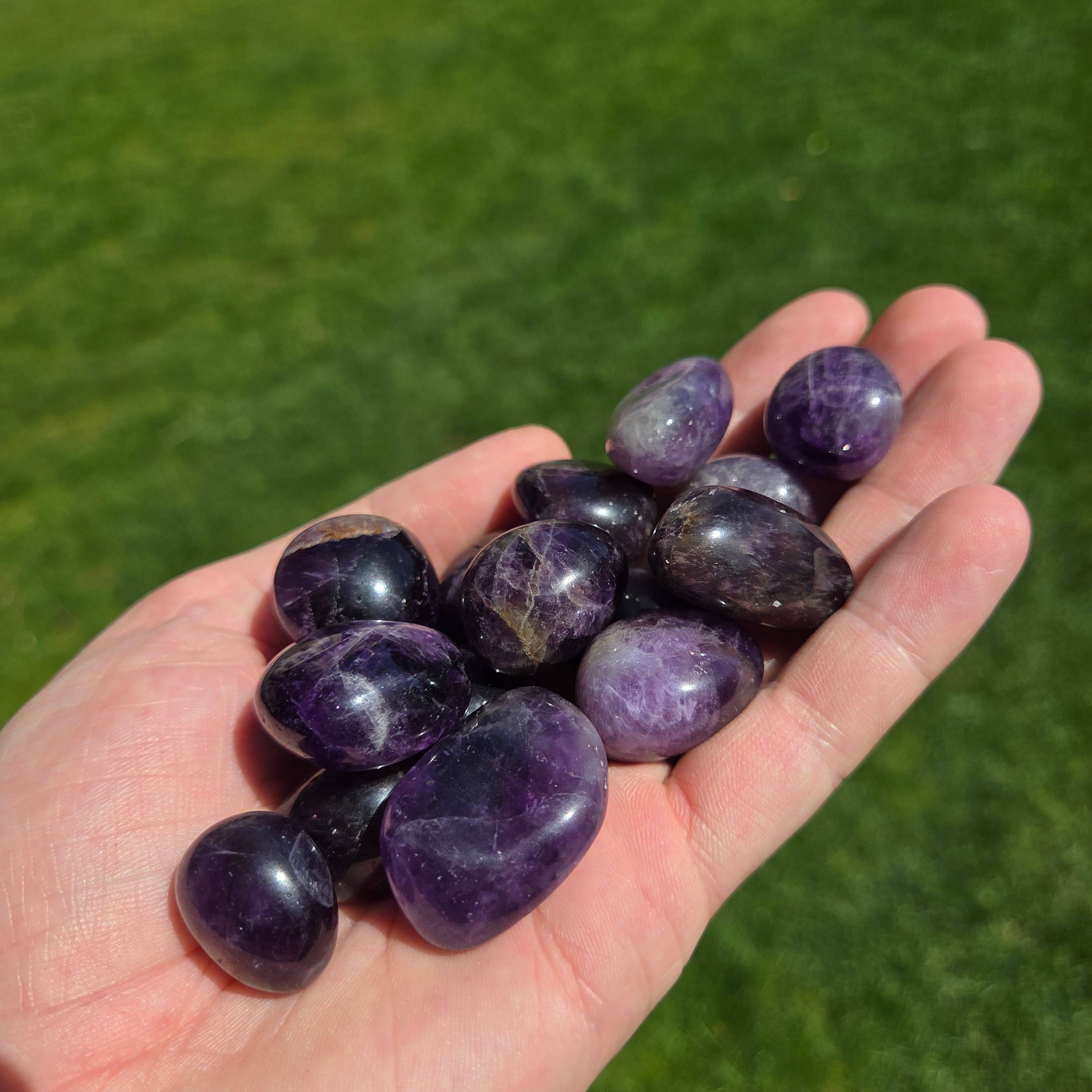 Amethyst-Trommelstein 15–25 mm