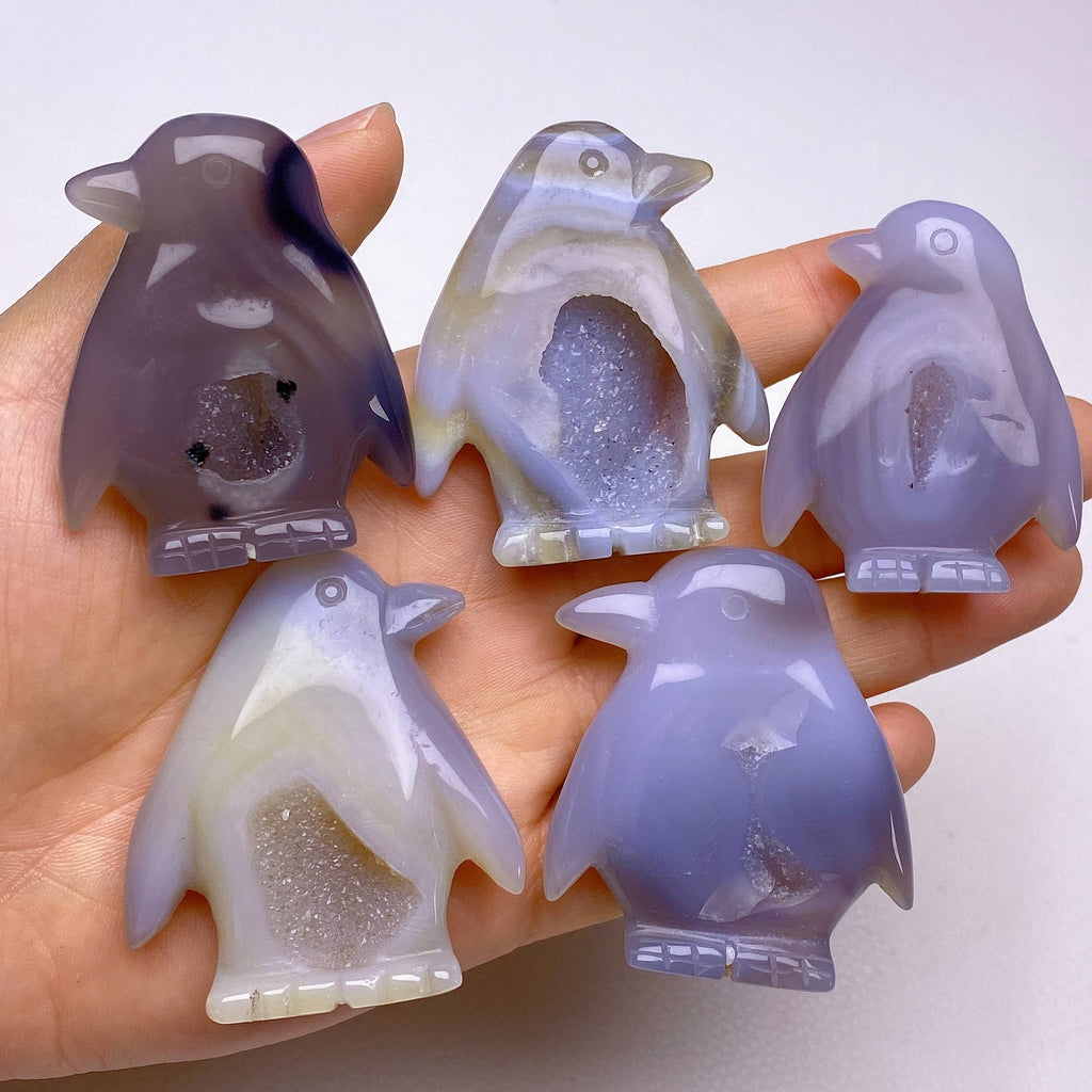 Achat Pinguin-Schnitzerei 52 mm
