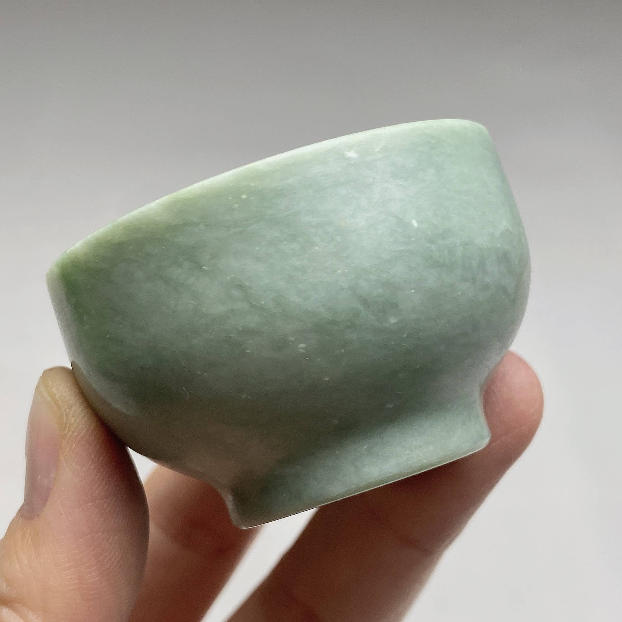 Grüne Jade Schale 5 cm