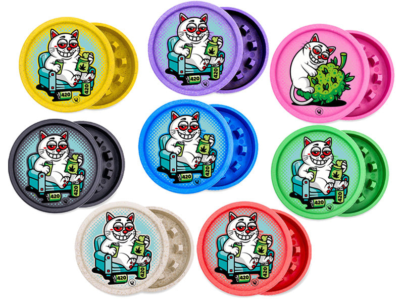 Hemp Grinder "420 Catz #2"