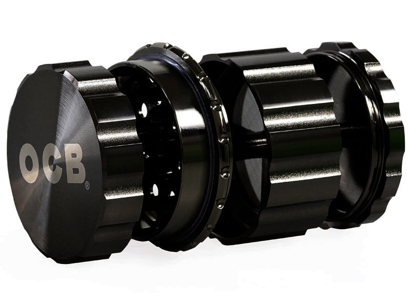 OCB Grinder "Classic", schwarz; ca. 4,3x5,1 cm