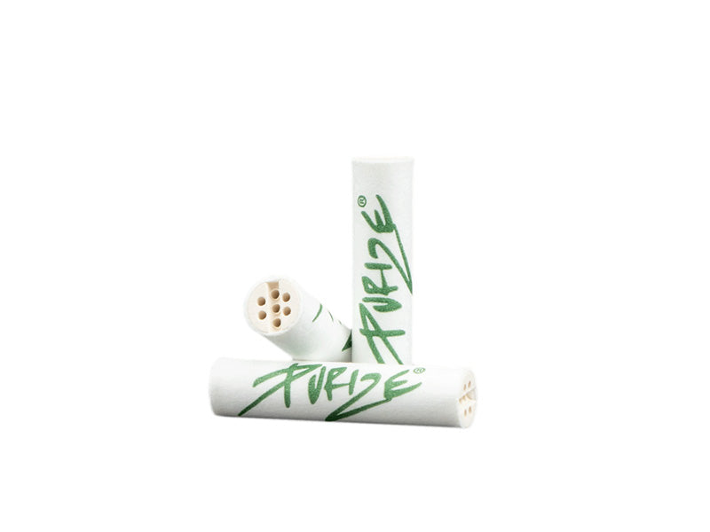 PURIZE White, 50er Pack., Xtra Slim Size Ø 5,9mm, Aktivkohlefilter