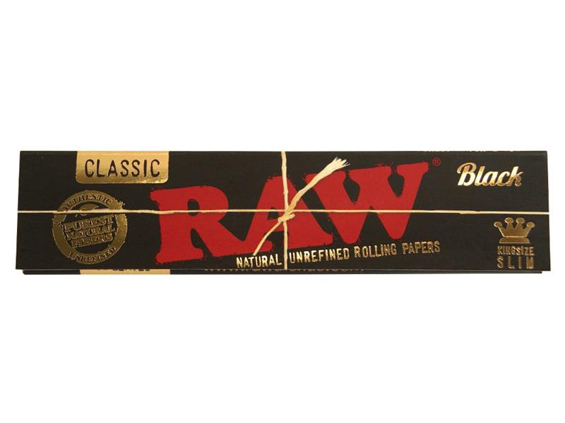 RAW Classic King Size Black Slim – 32 Blatt (1 Heft)