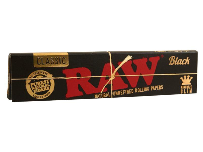 RAW Classic King Size Black Slim – 32 Blatt (1 Heft)