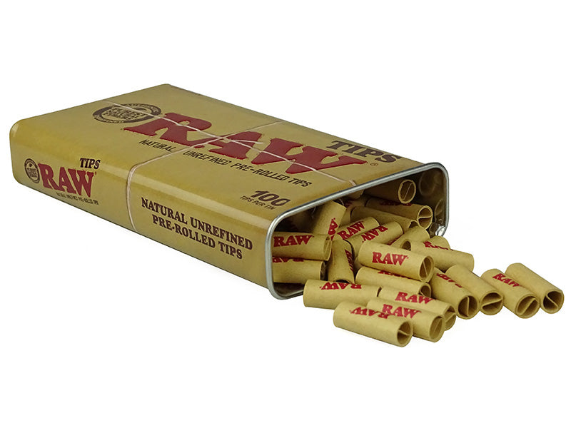RAW - Filter Tips Prerolled, 100er Dose